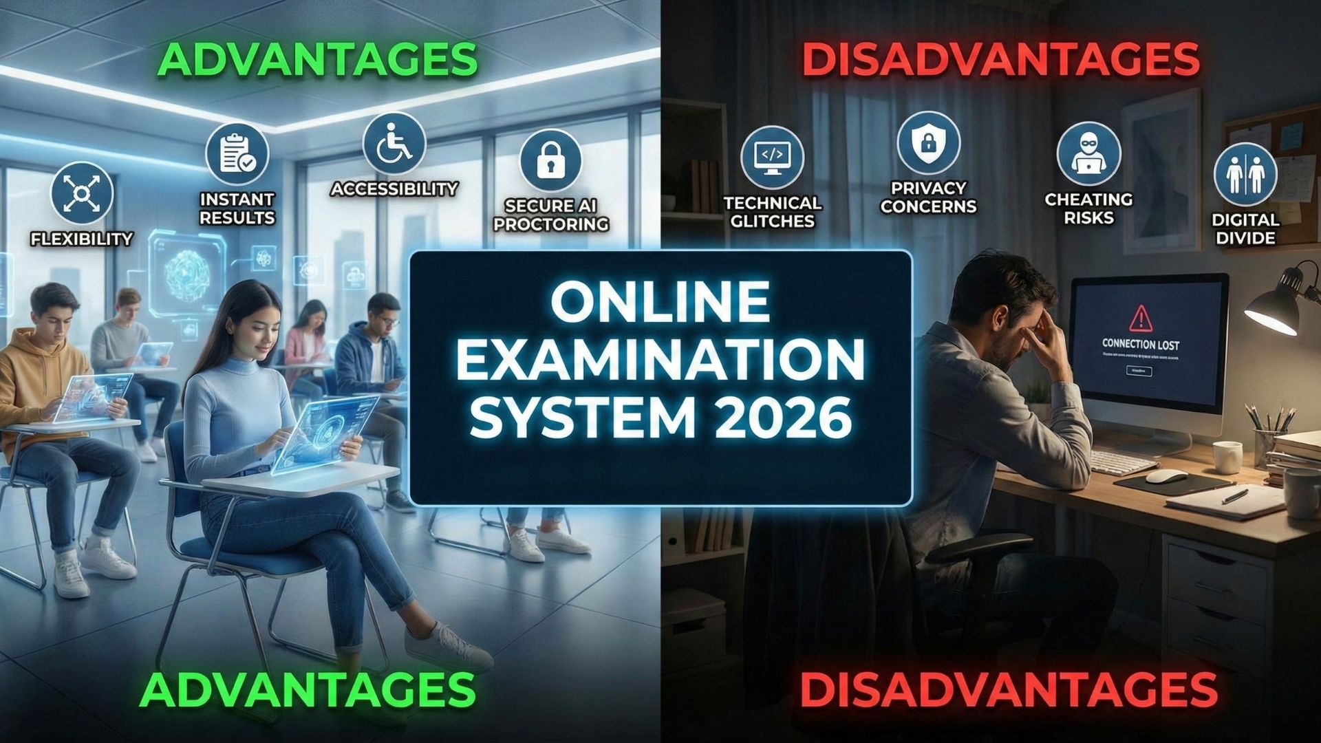 Advantages and Disadvantages of the Online Examination System in 2026