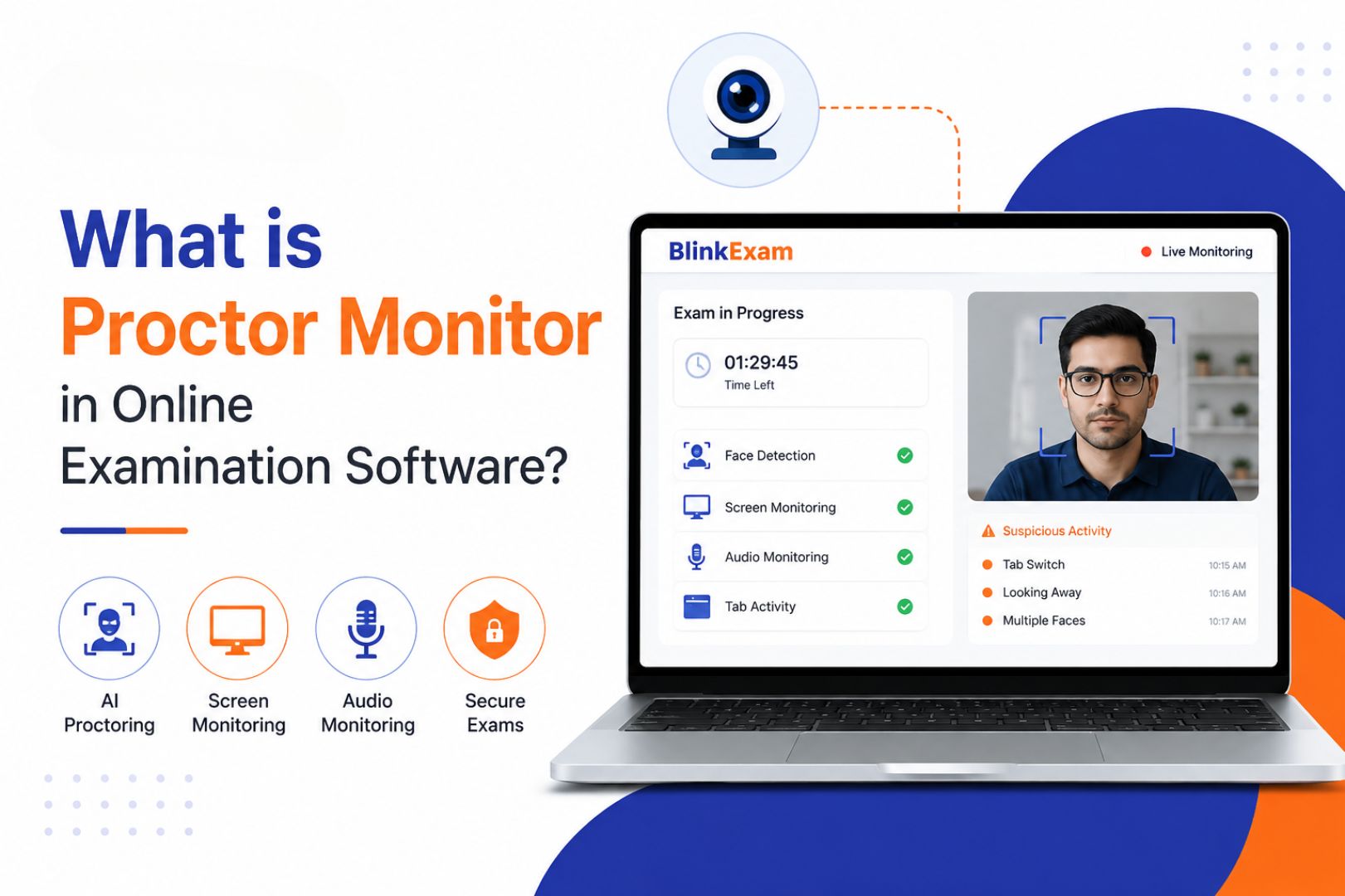 What is Proctor Monitor in Online Examination Software?